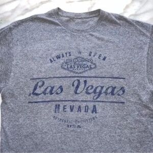 Unisex Grey Las Vegas Nevada Tourist Souvenir Graphic Tee